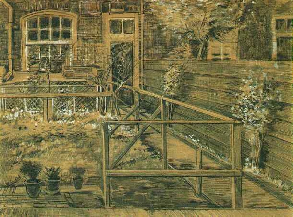 《更近地看西恩的母亲的房子》文森特·梵高作品介绍及画作含义/创作背景