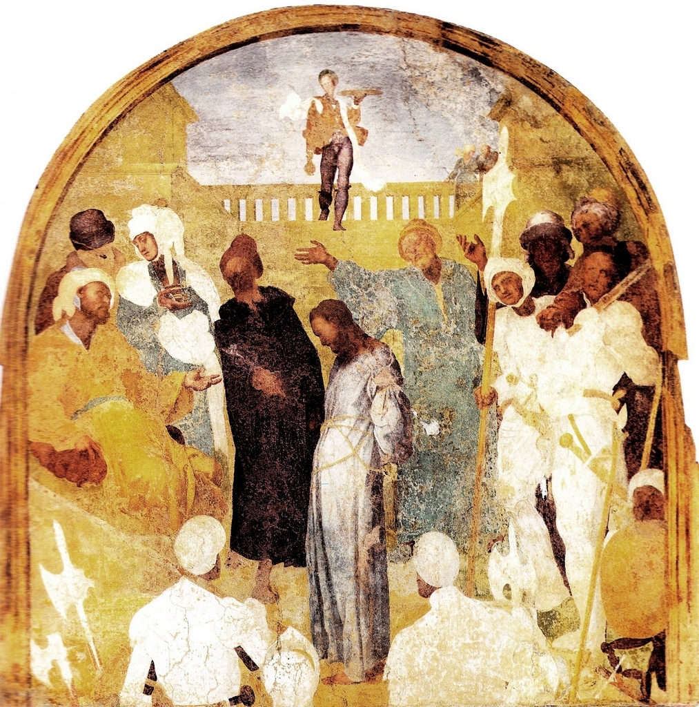 《基督在彼拉多面前》蓬托莫作品介绍及画作含义/创作背景