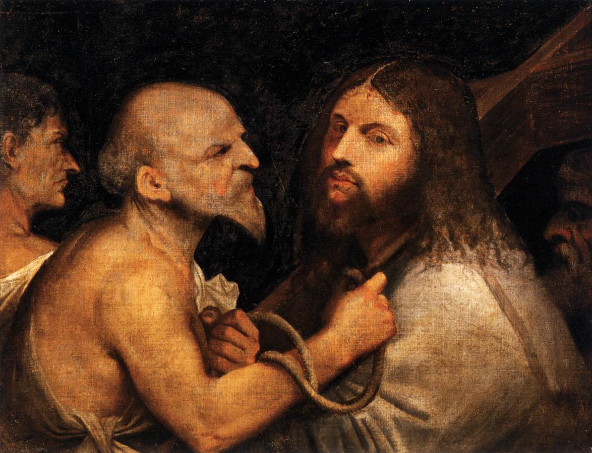 《基督背着十字架》美术画作介绍