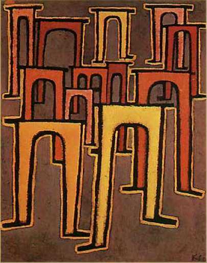 《高架桥的革命》保罗·克利作品介绍及画作含义/创作背景