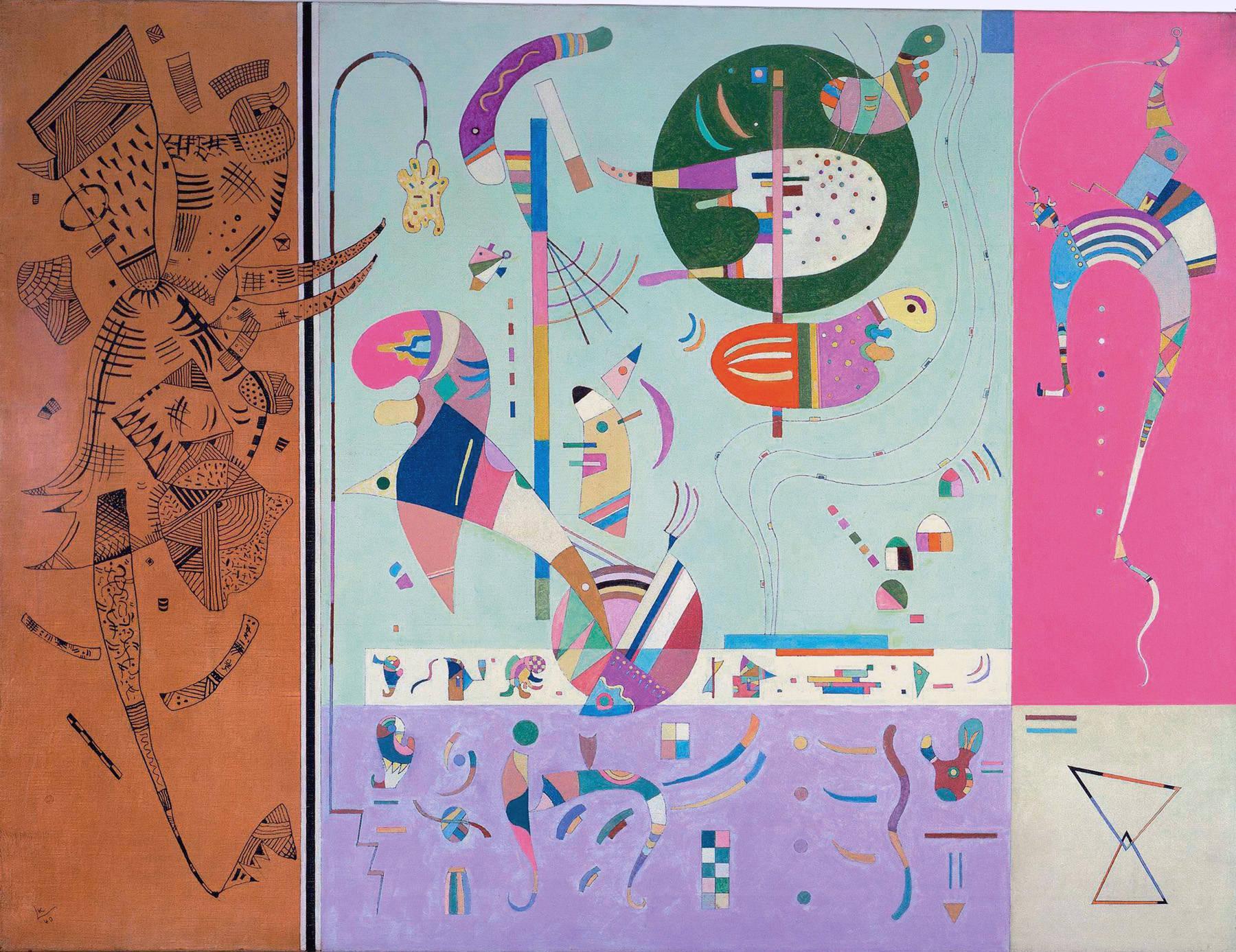 《各种零件》瓦西里·康定斯基作品介绍及画作含义/创作背景