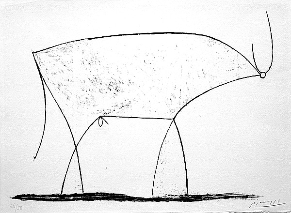 《公牛，十四号》毕加索作品介绍及画作含义/创作背景